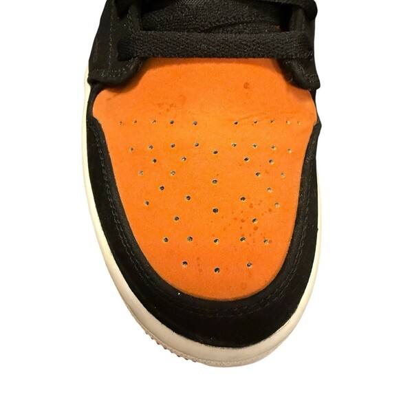 Nike Air Jordan 1 Low Men’s Size 8.5 White/Black-Starfish Shattered Backboard - Picture 10 of 10